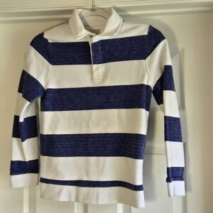 Vineyard Vines Boys' Blue Striped Surfside Cam‎ Shirt Size M 12-14 Cotton